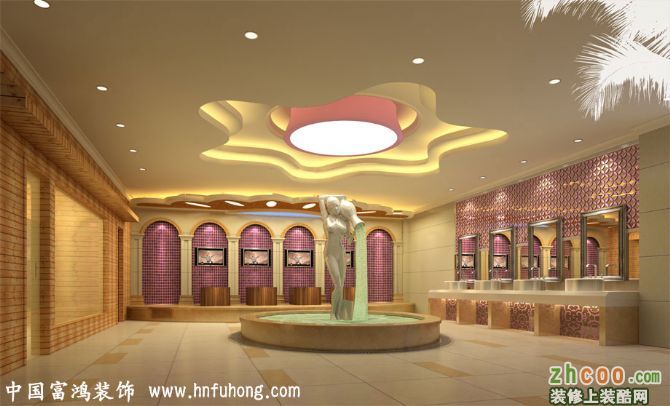 郑州洗浴设计|酒店设计|东方威尼斯国际水城|河南省富鸿装饰设计工程有限公司