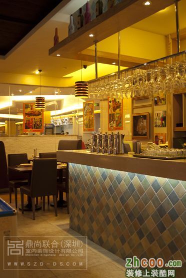 深圳西餐厅装饰设计－深圳圣多斯西餐厅设计照片