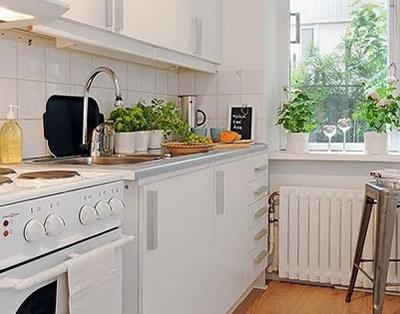 小户型设计 【鑫之家装饰】瑞典42平白色简约小公寓