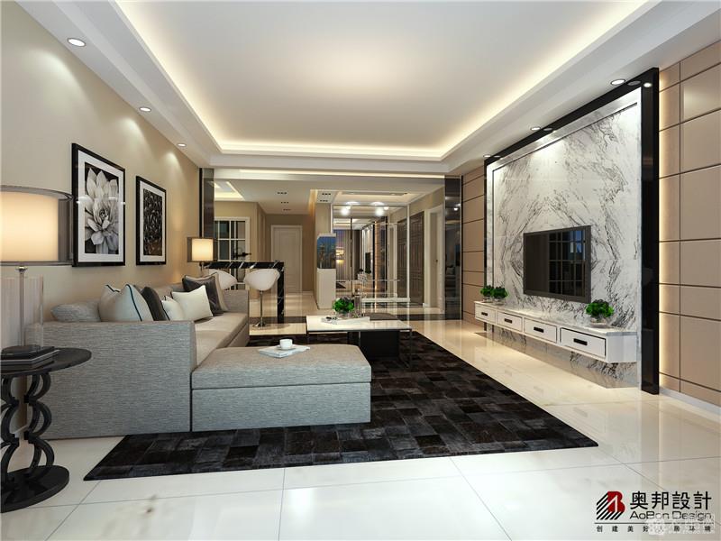 上海宝华海尚郡领156平户型现代简约风格设计