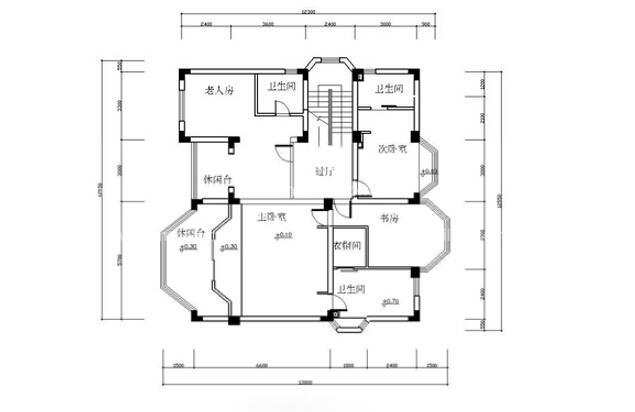 别墅设计平面图大全,别墅CAD图纸