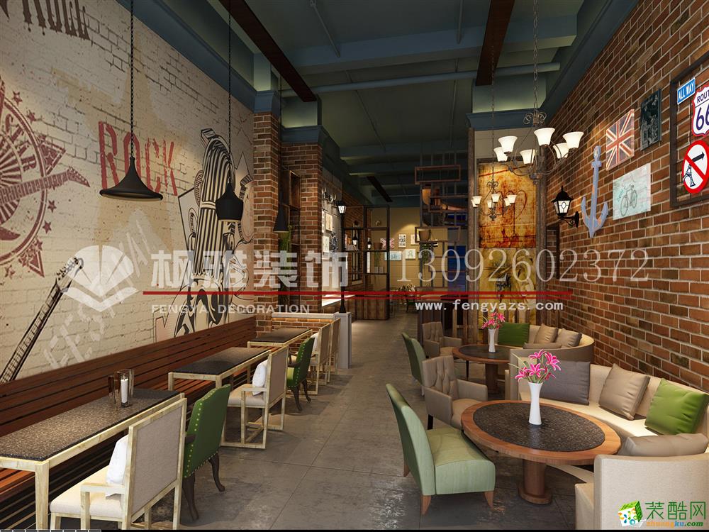 280平西餐厅装修效果图