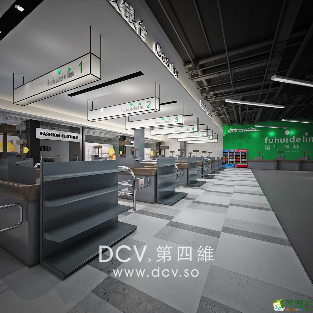 西安超高性价商场超市设计-泾阳福汇德林购物中心