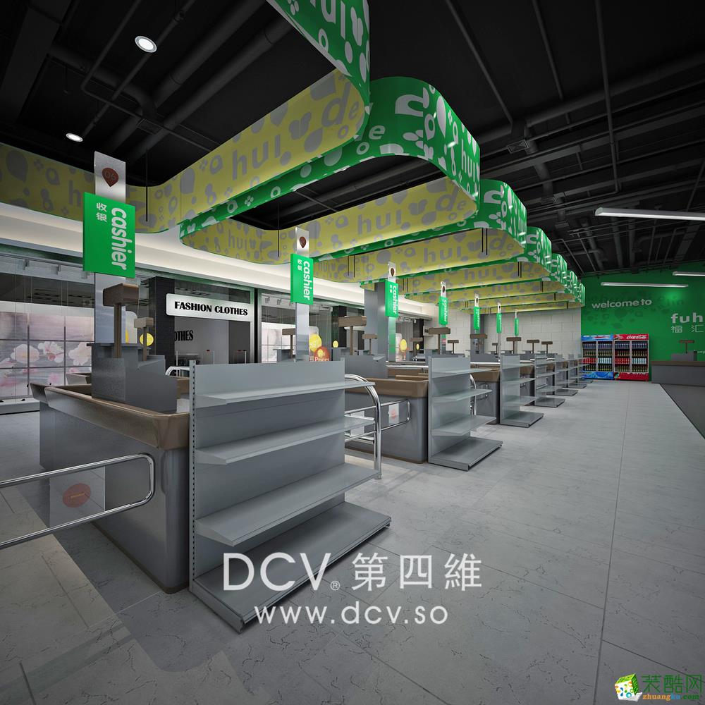 西安超高性价商场超市设计-泾阳福汇德林购物中心