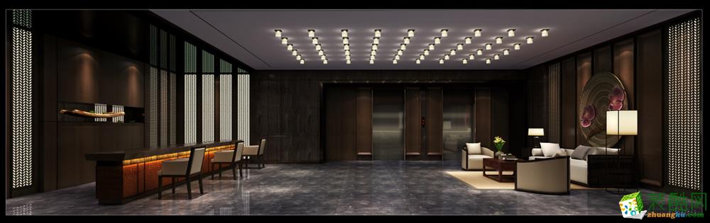 【巨烁装饰】重庆两江星汇2000平米简约风格酒店装修案例图