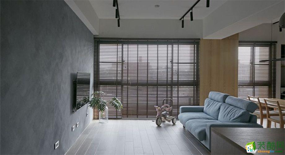 140平米工业风格四室两厅装修案例图|紫名都装饰