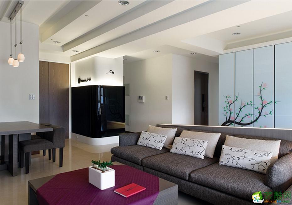 【城市人家】―两室一厅76平米现代简约风格装修效果图